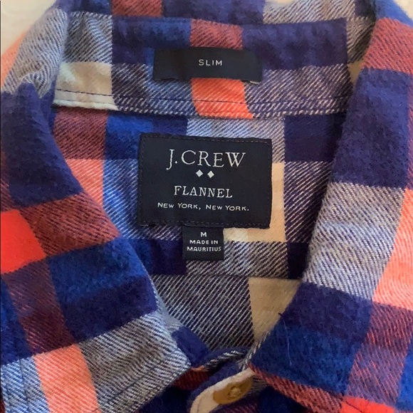 J. Crew Flannel Top - Picture 2 of 3
